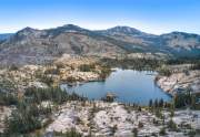 DONNER SUMMIT, CALIFORNIA, UNITED STATES - Oct 08, 2020: Lake Angela at Donner Summit